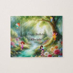 Personalisiert Fairies Forest Jigsaw Puzzle