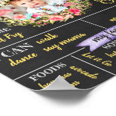 Personalisiert Fairy First Birthday Poster (Ecke)