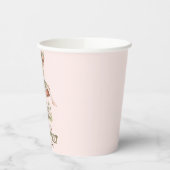 Personalisiert Fairy First Pink 1. Geburtstag Part Pappbecher (Links)