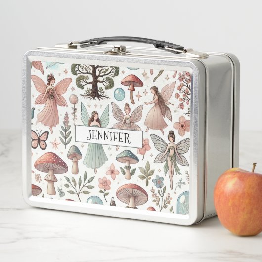 Personalisiert Fairy Metall Brotdose (Beispiel)