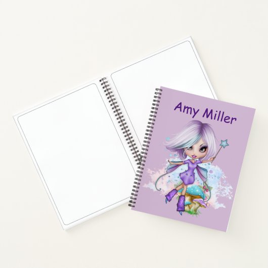 Personalisiert-Fairy-Sketch-Notebook Notizblock (Innenseite)