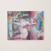 Personalisiert Fairy Unicorn Puzzle (Horizontal)