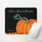 Personalisiert Fall Pumpkin Blätter Maus Pad Mousepad (Mit Mouse)