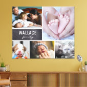 Personalisiert Familienname, große Familie Leinwanddruck (Insitu (Wohnzimmer))
