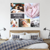Personalisiert Familienname, große Familie Leinwanddruck (Insitu (Schlafzimmer))