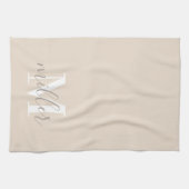 Personalisiert Familienname Küchenhandtuch Geschirrtuch (Horizontal)