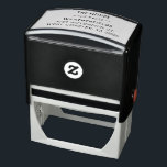 Personalisiert Familienname Zukunft Mr. and Mrs. Permastempel<br><div class="desc">Leicht zu kreieren Ihre eigene selbst-farbige Rücksendeadresse Gummi Briefmarke. Klicken Sie einfach auf die Schaltfläche "Personalisieren" oben und geben Sie Ihren Namen, Ihre Familie oder Ihren Firmennamen und Ihre Adresse ein. Ideal für Zuhause- und Business-Mailings. Kann auch als Rücksendeadresse-Briefmarke für besondere Anlässe wie Geburtstage, Hochzeit, Jubiläum, Abschluss, Brautparty, Babydusche oder...</div>