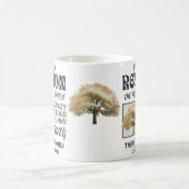 PERSONALISIERT FAMILY WIEDERSEHEN OAK KAFFEETASSE (Mittel)