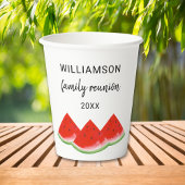 Personalisiert Family Wiedersehen Red Watermelon Pappbecher