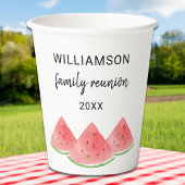 Personalisiert Family Wiedersehen Watermelon Pappbecher