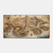 Personalisiert Fantasy Map Schreibtisch Mat Schreibtischunterlage (Vorderseite)