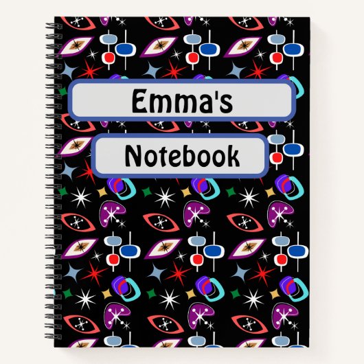 Personalisiert farbig notizblock (Vorderseite)