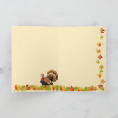 Personalisiert - Farbiger Herbst / Fall Türkei Karte (Innenseite)