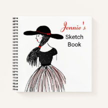 Personalisiert Fashion Sketchbook