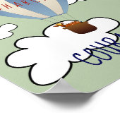 Personalisiert Fauna in Balloon Zitat Poster (Ecke)