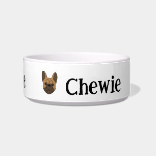 Personalisiert Fawn French Bulldog Keramik Dog Bow Napf