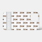 Personalisiert Fawn Masked Boxer Dog Case-Mate iPhone Hülle (Rückseite (Horizontal))