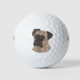 Personalisiert Fawn Masked Boxer Golfball