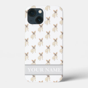 Personalisiert Fawn Tan Cream Frenchie Dog Case-Mate iPhone Hülle