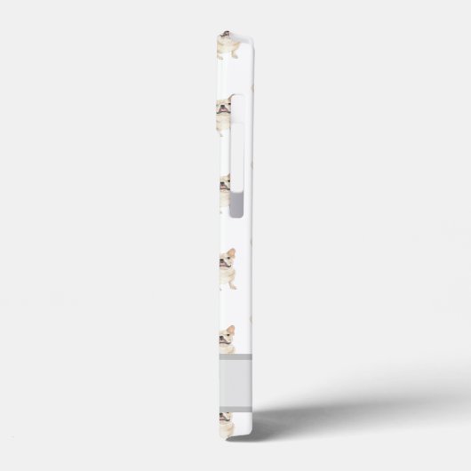 Personalisiert Fawn Tan Cream Frenchie Dog Case-Mate iPhone Hülle (Rückseite / Links)