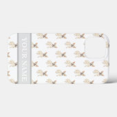 Personalisiert Fawn Tan Cream Frenchie Dog Case-Mate iPhone Hülle (Rückseite (Horizontal))