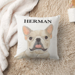 Personalisiert Fawn Tan Frenchie French Bulldog Kissen