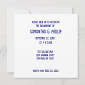 Personalisiert Feiern wir Cocktails mit benutzerde Einladung (Rückseite)