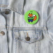 Personalisiert Felix der Fuchs Button (Beispiel)