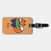 Personalisiert Felix der Fuchs Gepäckanhänger (Vorderseite horizontal)