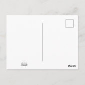 Personalisiert Felix der Fuchs Postkarte (Rückseite)