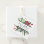 Personalisiert festliche Weihnachtsdekoration Geschenkanhänger (Beispiel)