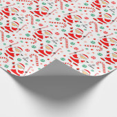 Personalisiert Field Hockey Holiday-Geschenk Geschenkpapier (Ecke)