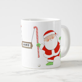 Personalisiert Field Hockey Holiday-Geschenk Jumbo-Tasse