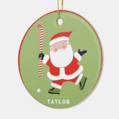 Personalisiert Field Hockey Keepake Keramik Ornament (Links)