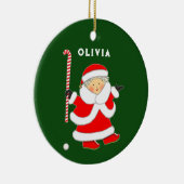 Personalisiert Field Hockey Keramik Ornament (Rechts)