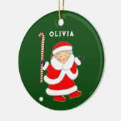 Personalisiert Field Hockey Keramik Ornament (Links)