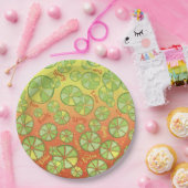 Personalisiert Fiesta Spicy Margarita & Limes Pappteller (Party)