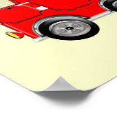 Personalisiert Fire Motor Boy's Niedlich Poster Pr (Ecke)