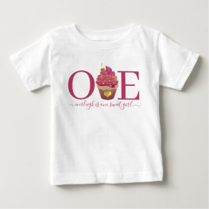 Personalisiert First Birthday Cupcake Baby T - Shi T-shirt
