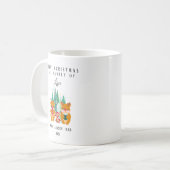 Personalisiert First Christmas Rentier Kaffeetasse (Vorderseite Links)