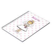 Personalisiert-First-Heilige-Kommunion-Notizbuch Notizblock (Linke Seite)