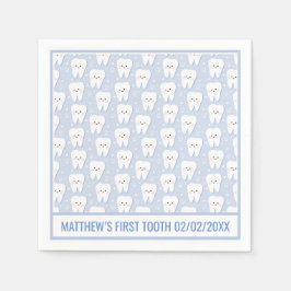 Personalisiert First Tooth Paper Napkin Serviette