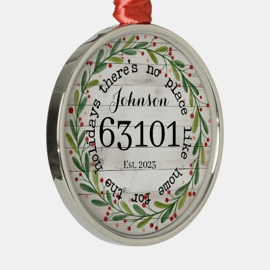 Personalisiert First Zuhause Ornament (Rechts)