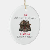 Personalisiert First Zuhause Ornament (Rechts)