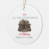 Personalisiert First Zuhause Ornament (Links)