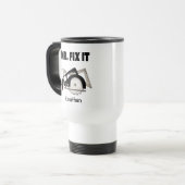 Personalisiert Fix It Travel Mug Reisebecher (Vorderseite Links)