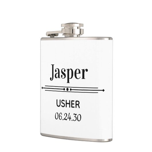 Personalisiert Flachmann (Links)