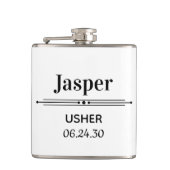 Personalisiert Flachmann (Vorderseite)