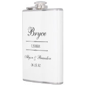 Personalisiert Flachmann (Links)