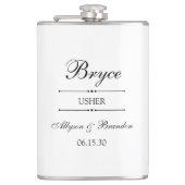 Personalisiert Flachmann (Vorderseite)